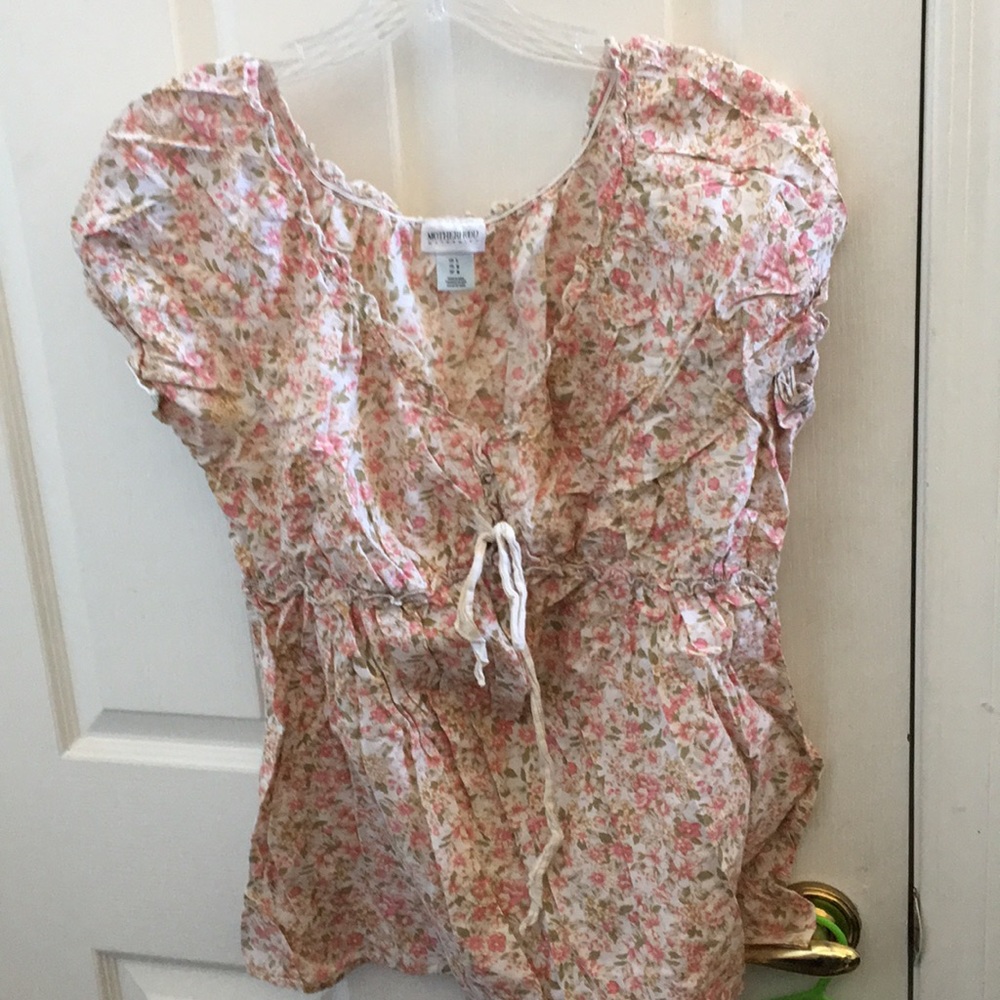 FINAL MARKDOWN Motherhood maternity blouse large